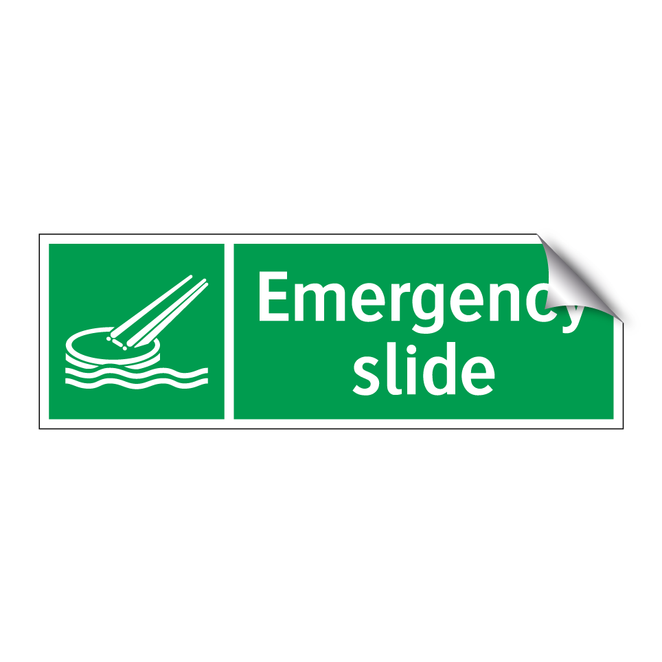 Emergency slide
