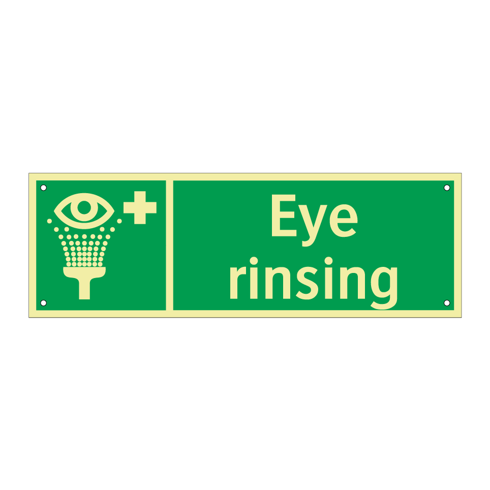 Eye rinsing