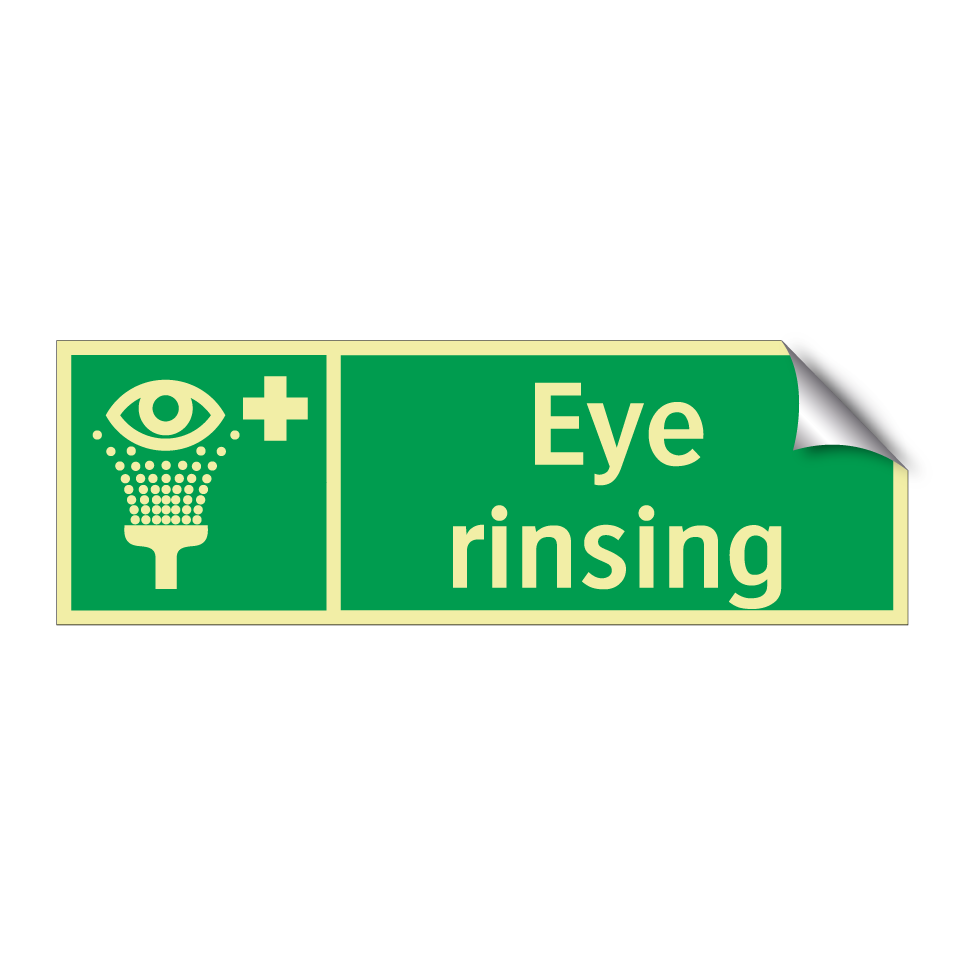 Eye rinsing