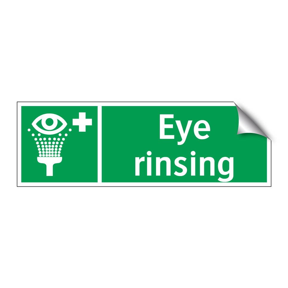 Eye rinsing