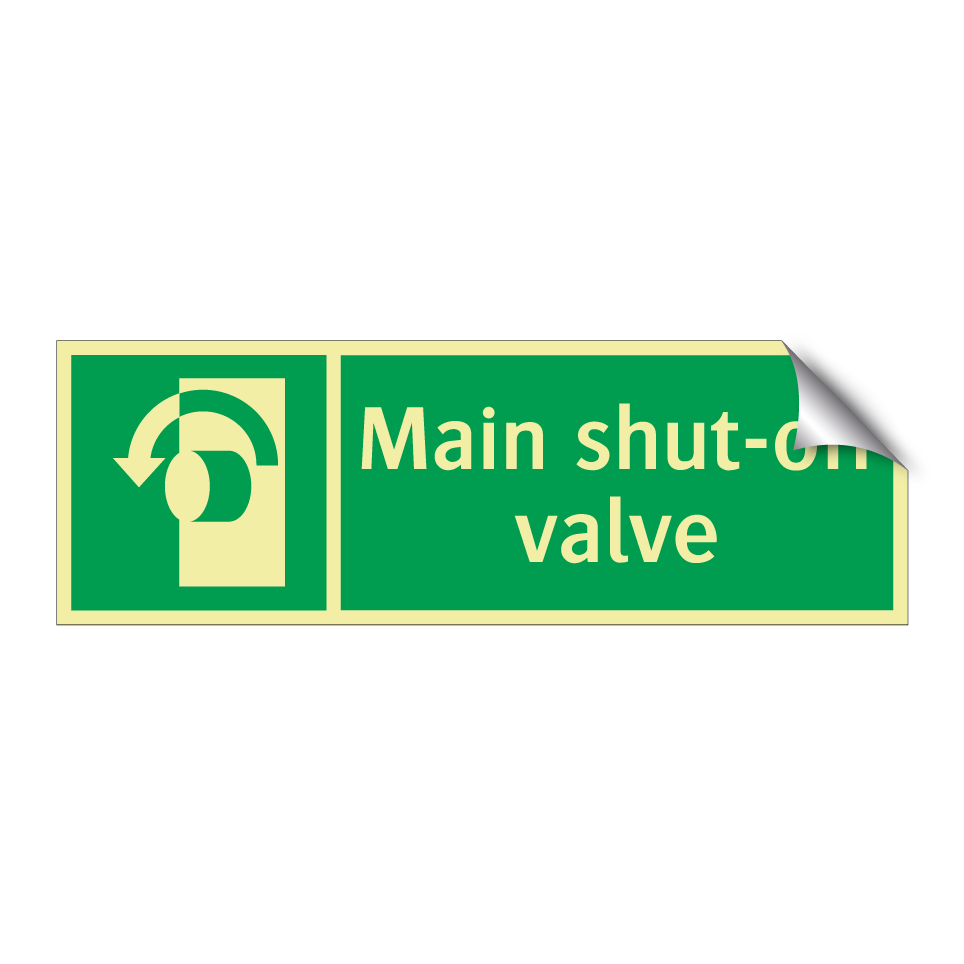 Main shut-off valve