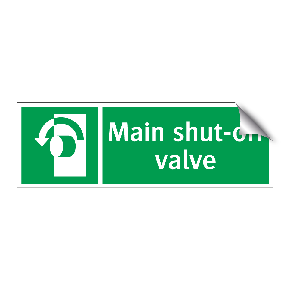 Main shut-off valve