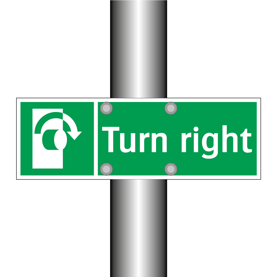 Turn right