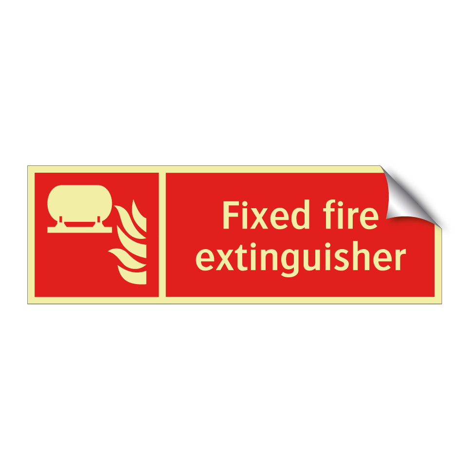 Fixed fire extinguisher