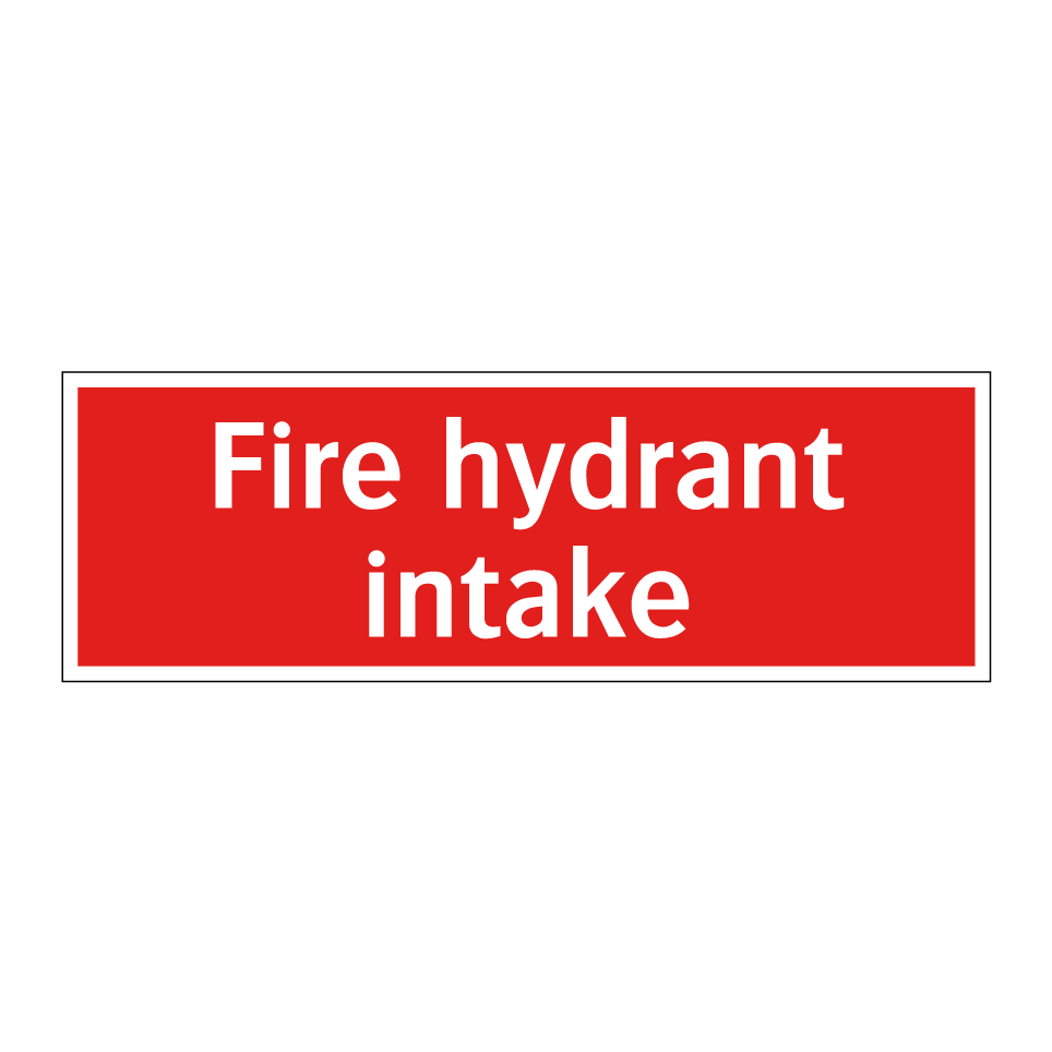 Fire hydrant intake