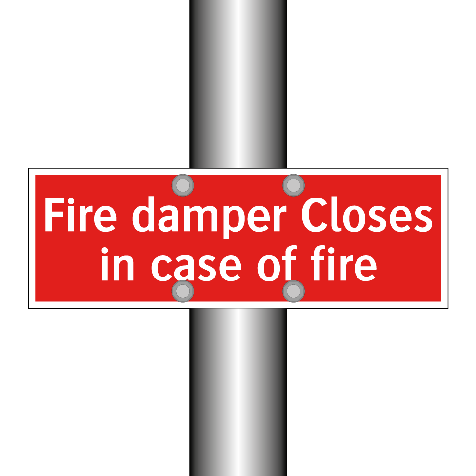 Fire damper Closes in case of fire