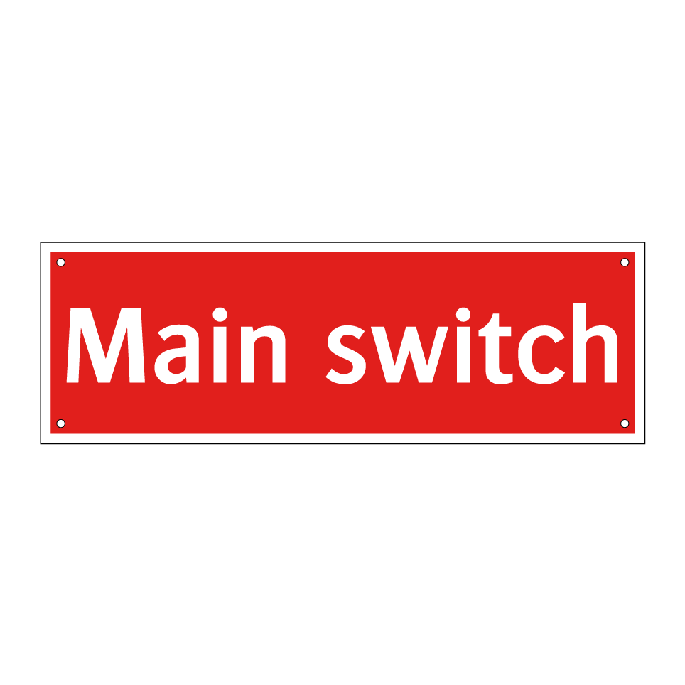 Main switch