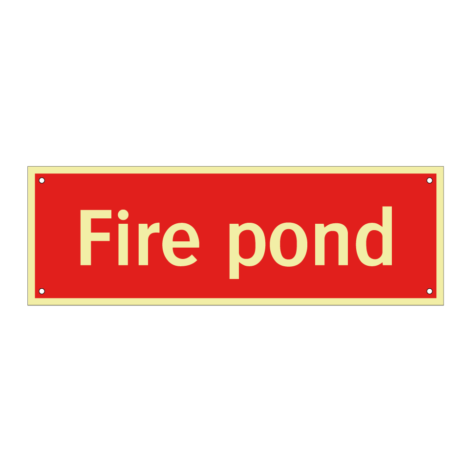Fire pond