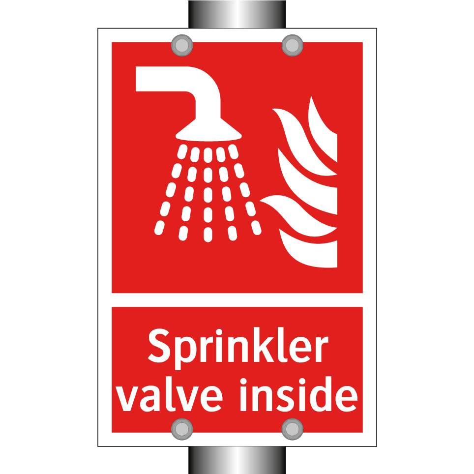 Sprinkler valve inside