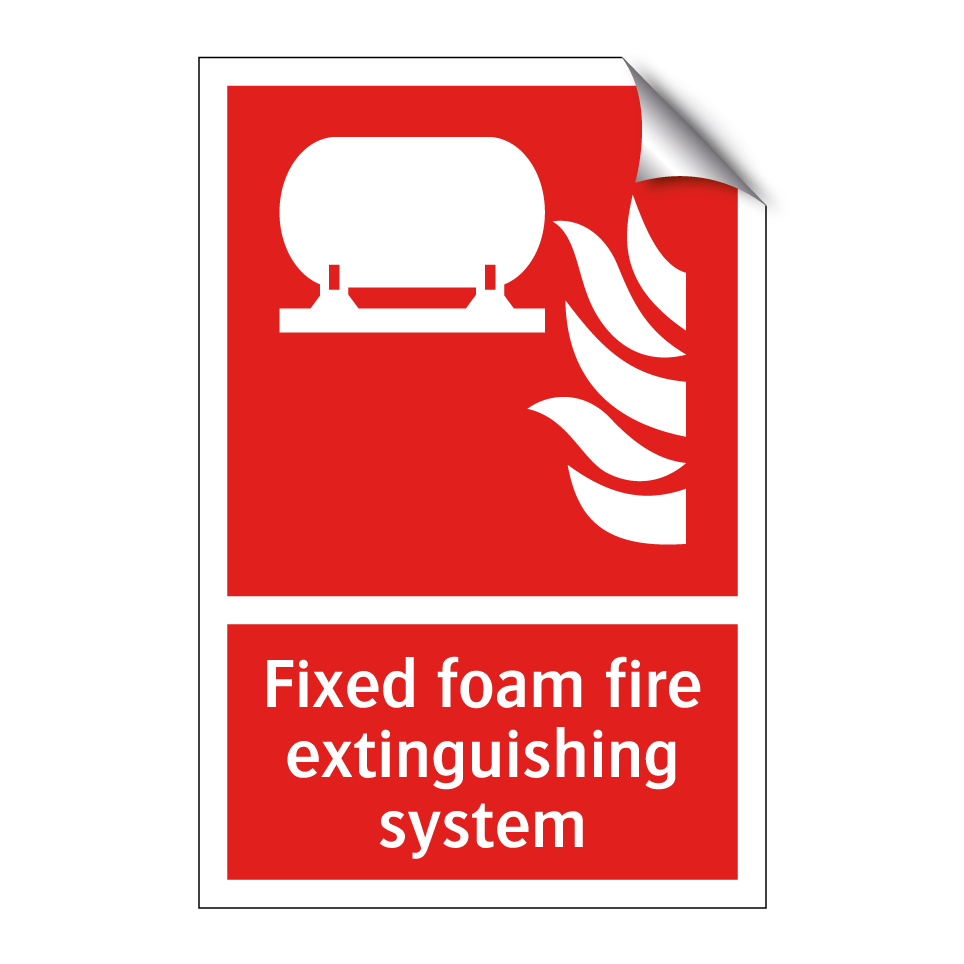 Fixed foam fire extinguishing system