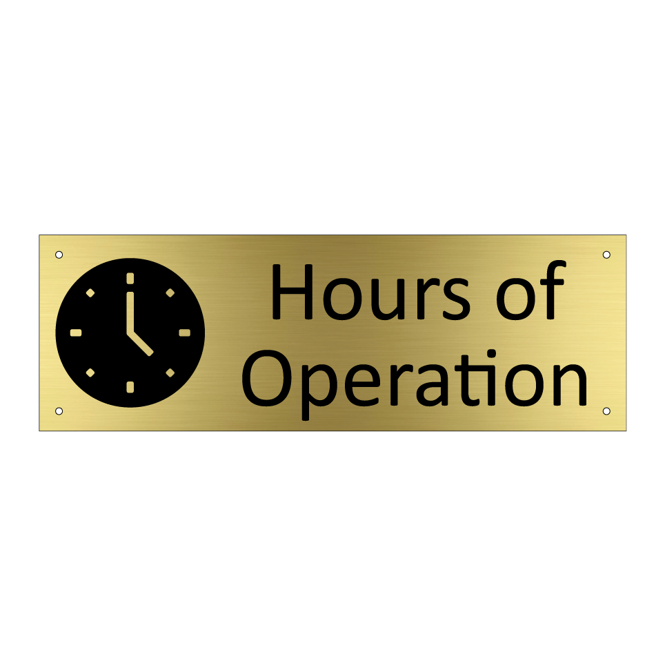 Hours of Operation