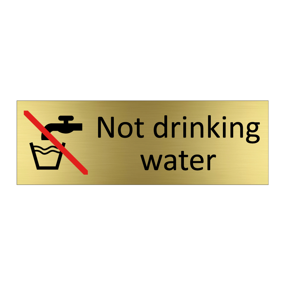 Not drinking water