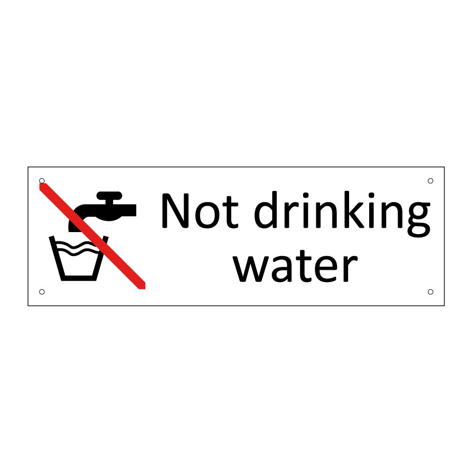 Not drinking water