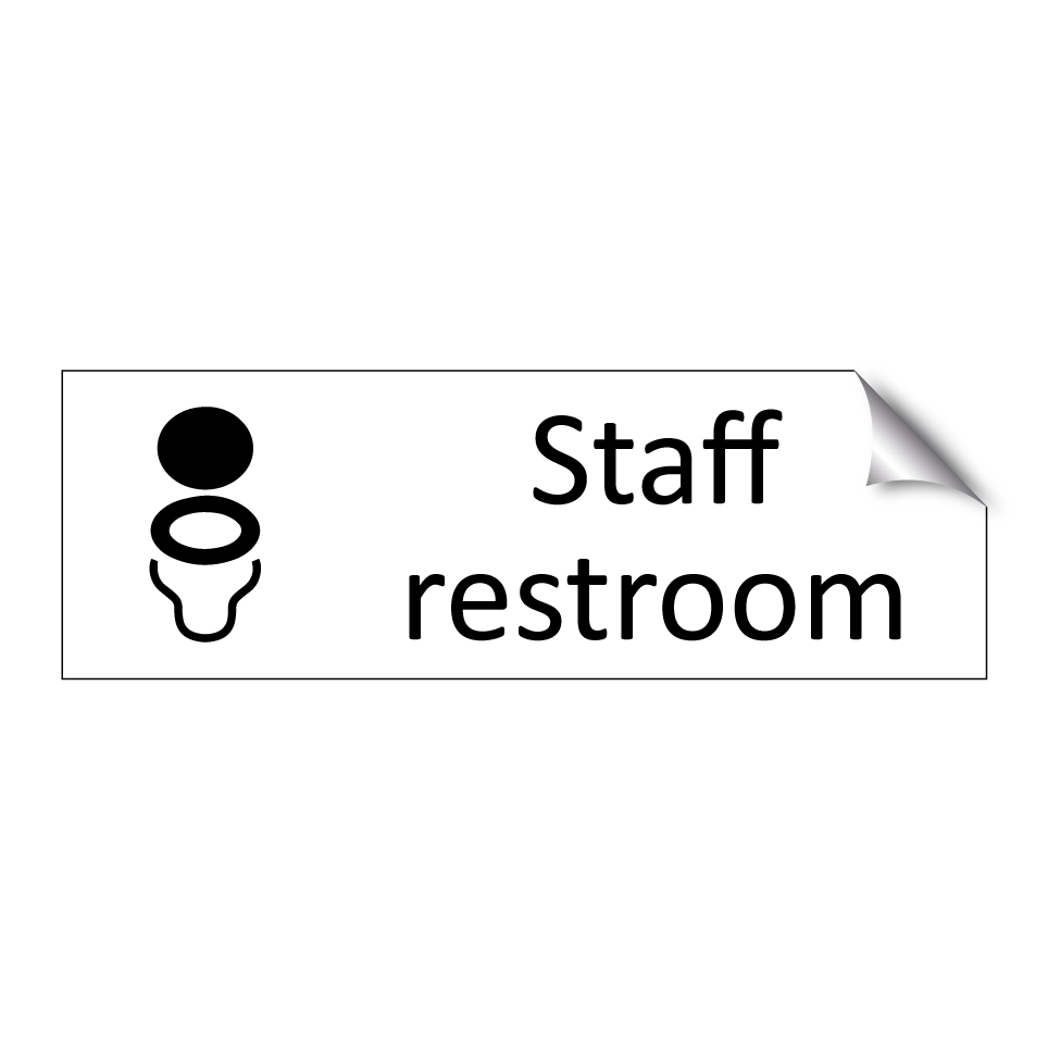 Staff restroom