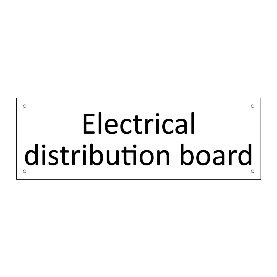 Electrical distribution board