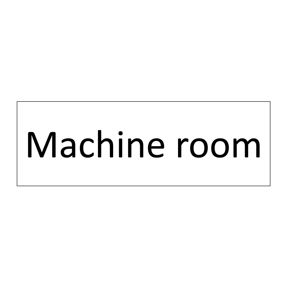 Machine room