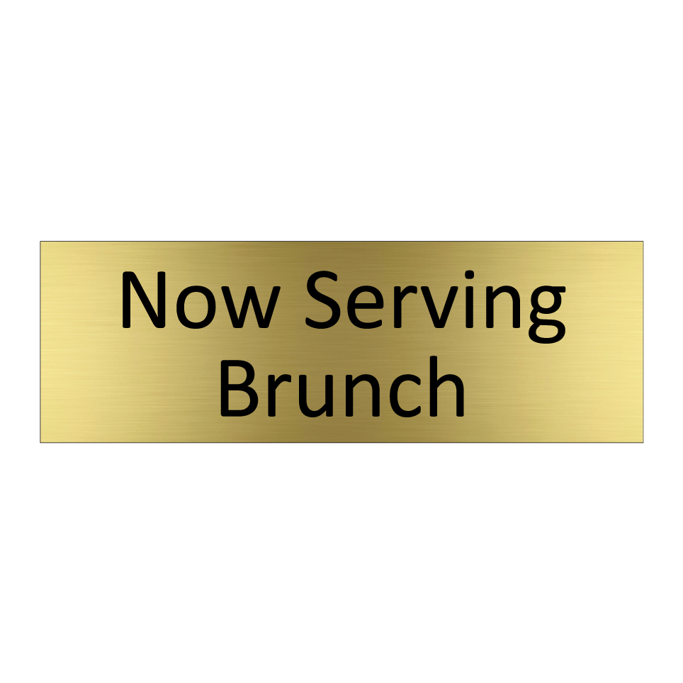 Now Serving Brunch