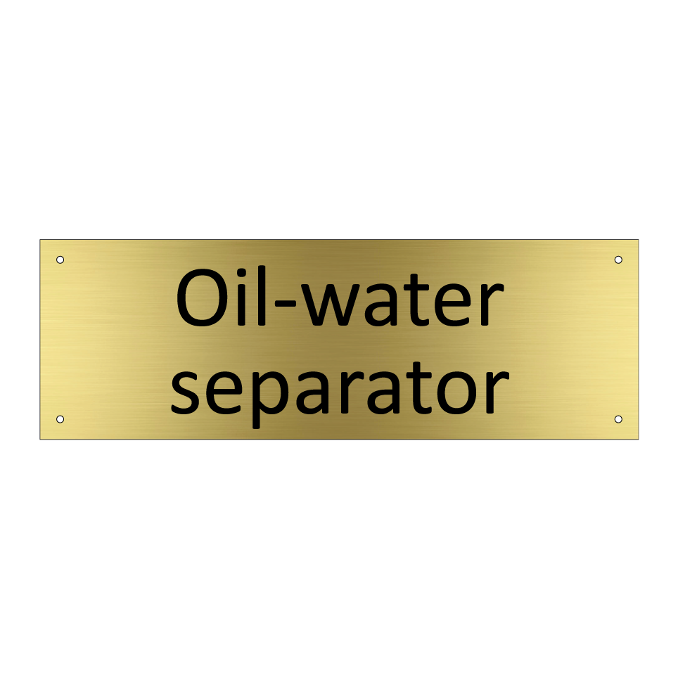 Oil-water separator