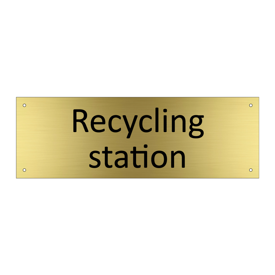 Recycling station