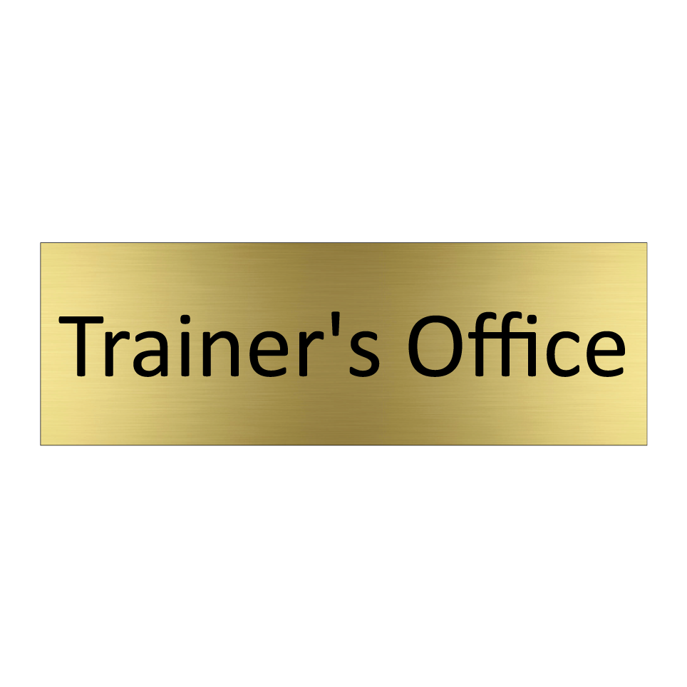 Trainer's Office