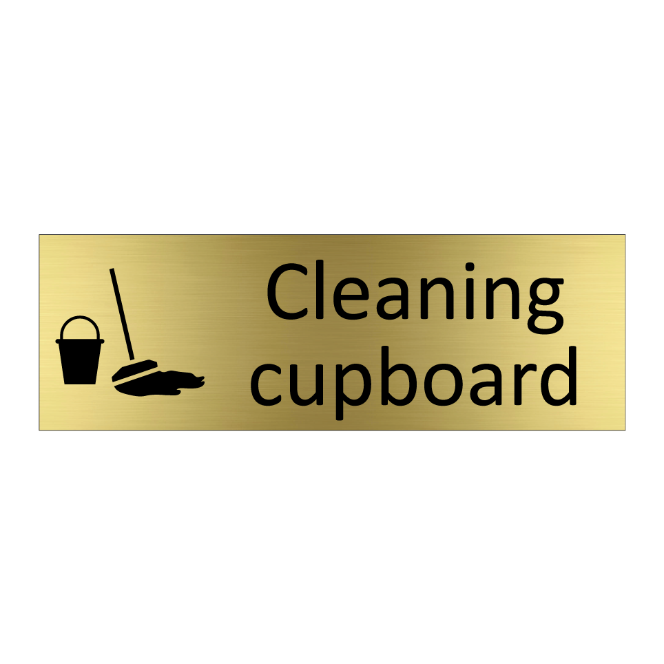 Cleaning cupboard