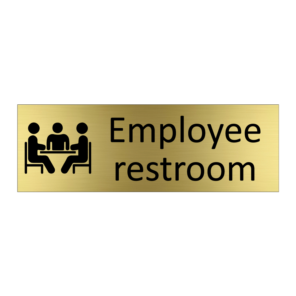 Employee restroom