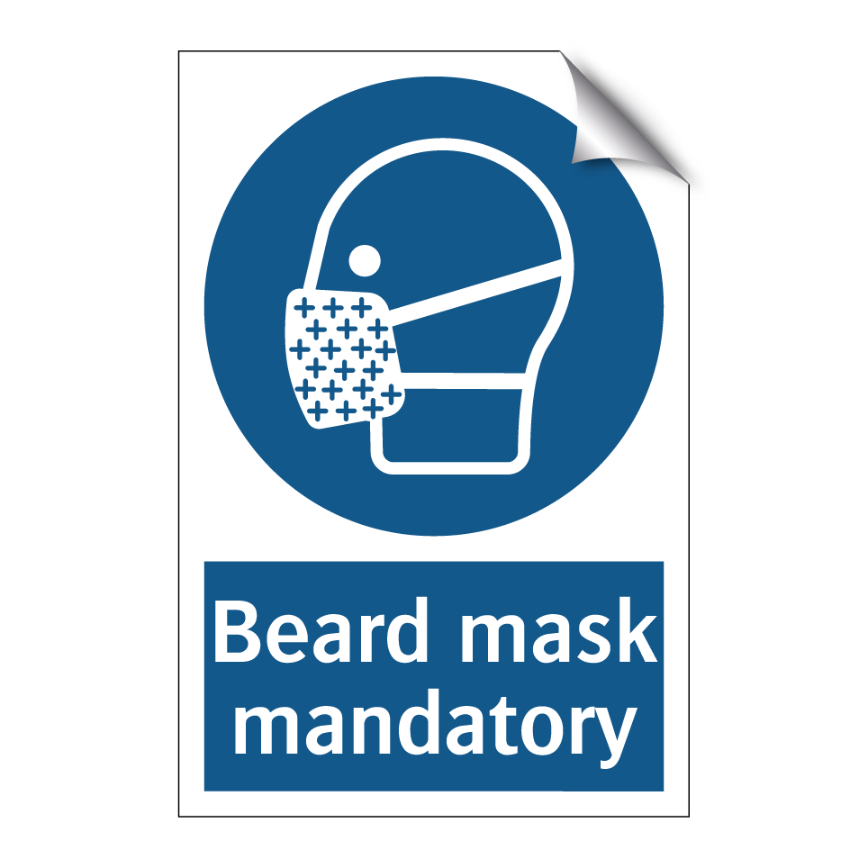 Beard mask mandatory