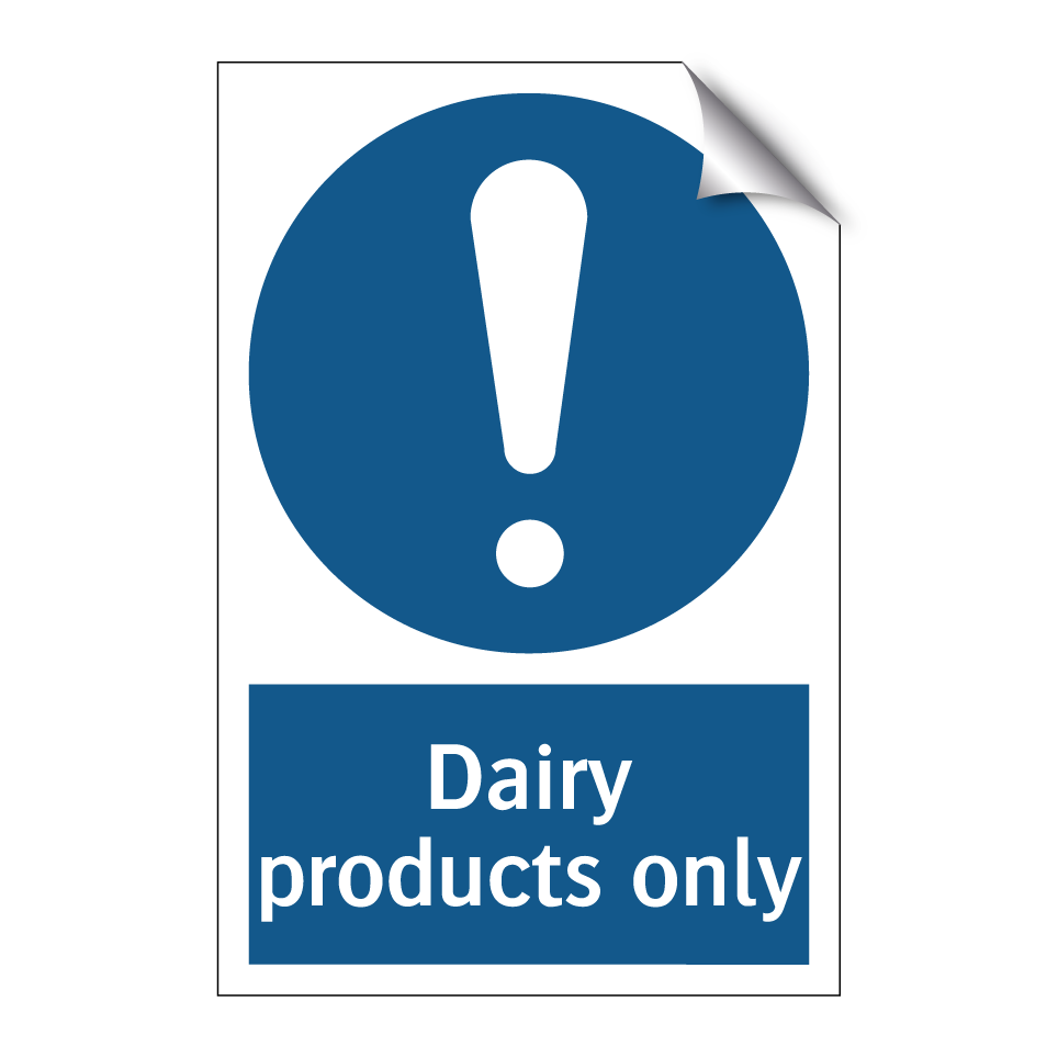 Dairy products only