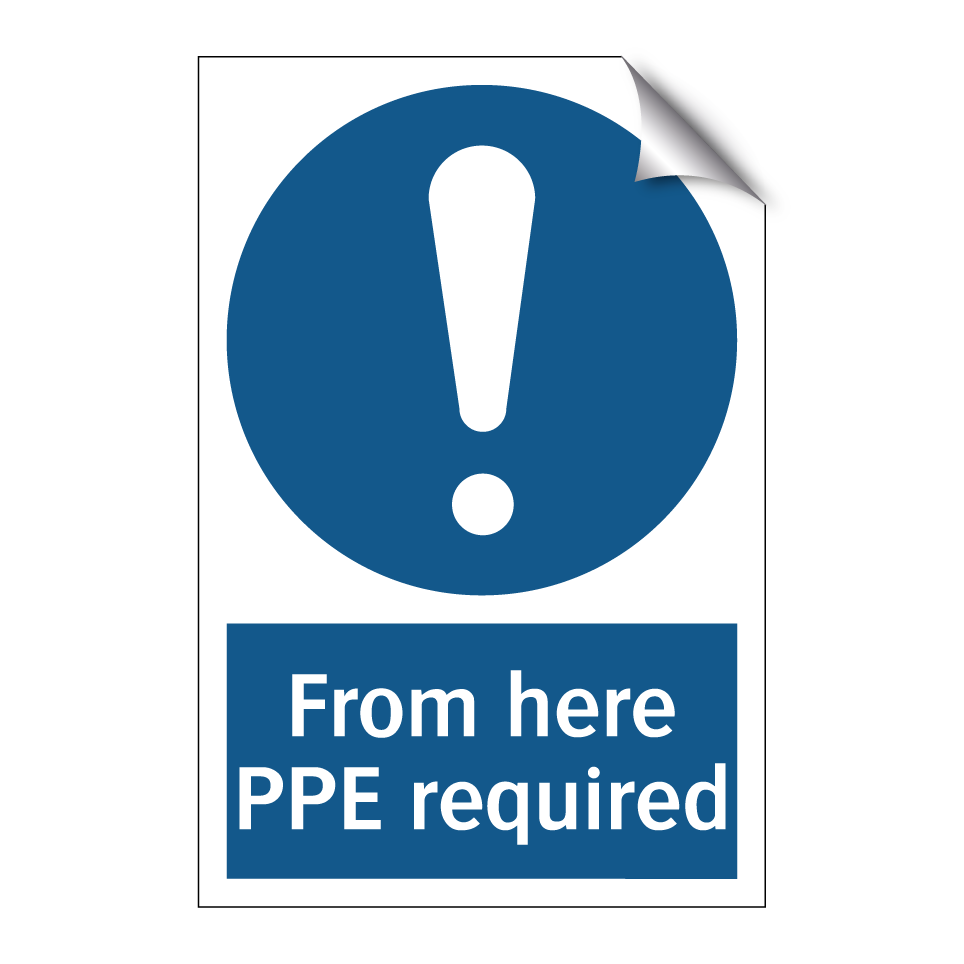 From here PPE required