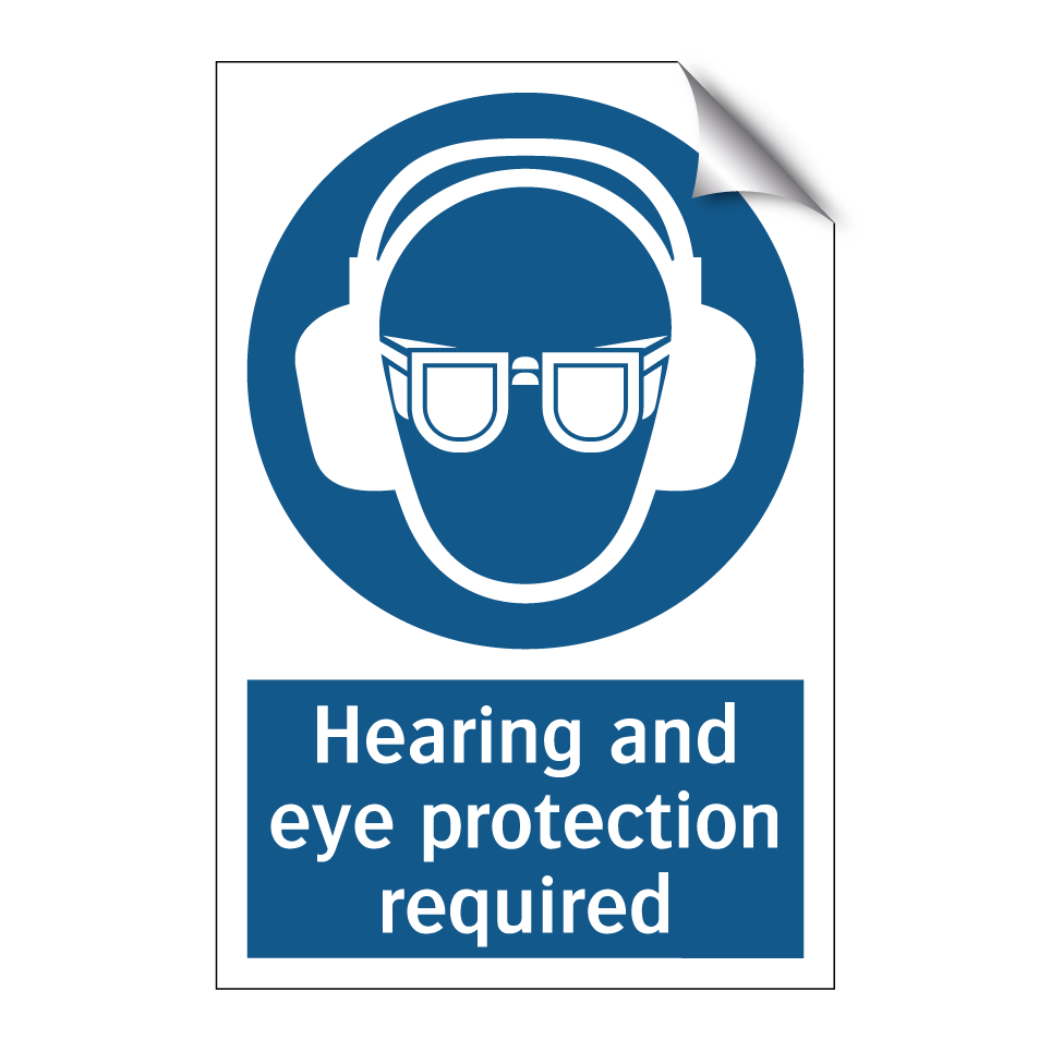 Hearing and eye protection required