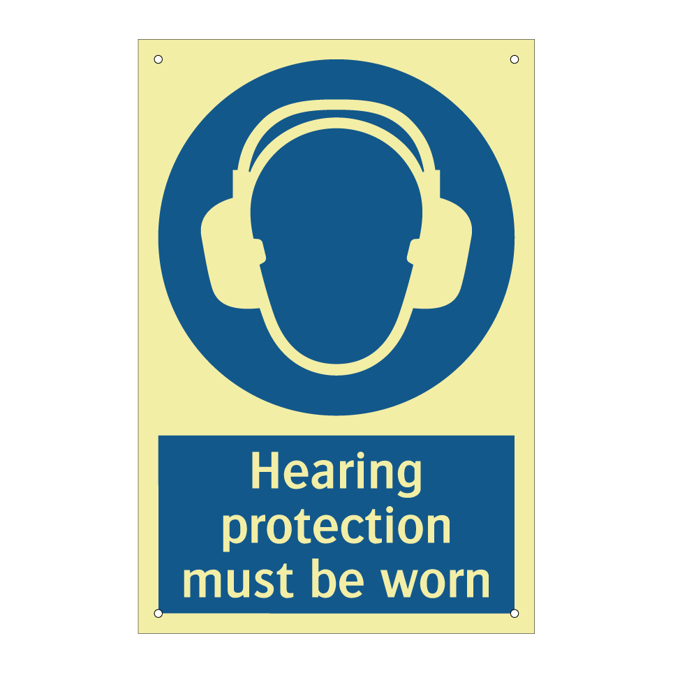 Hearing protection must be worn