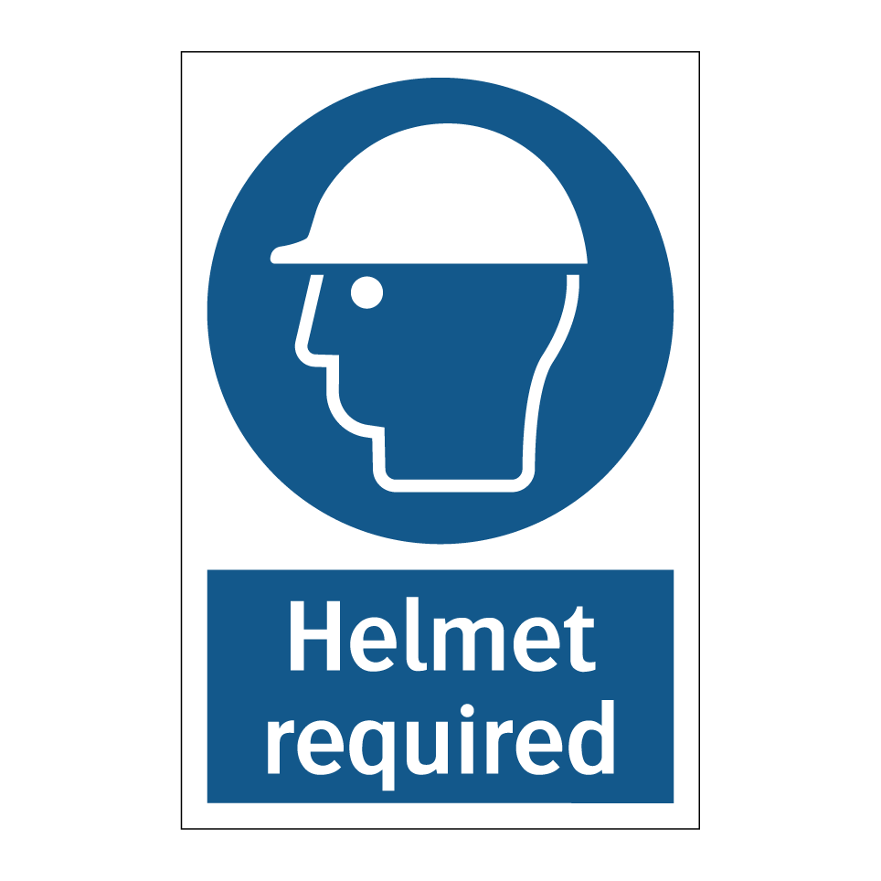 Helmet required
