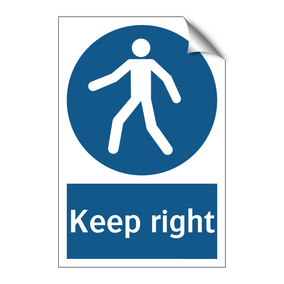 Keep right