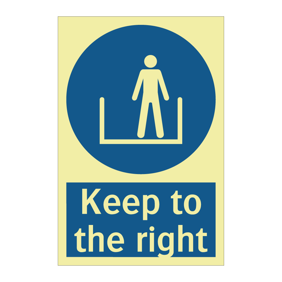 Keep to the right