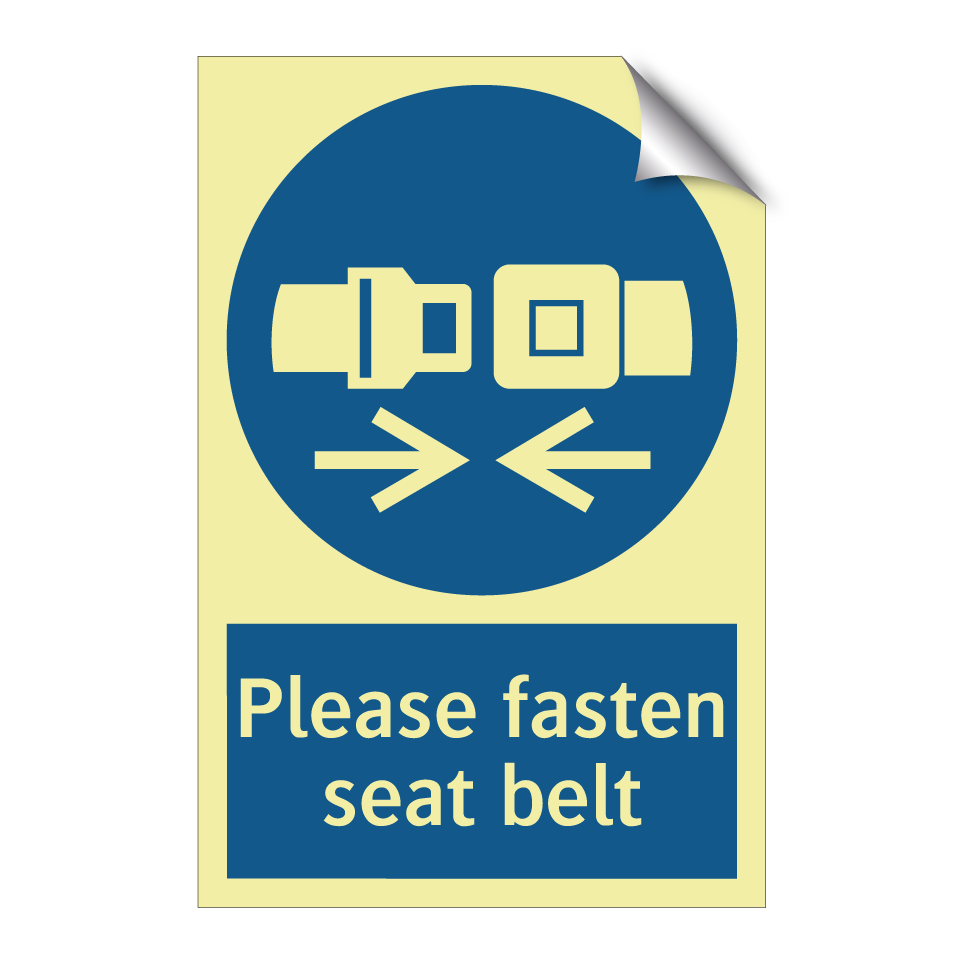Please fasten seat belt
