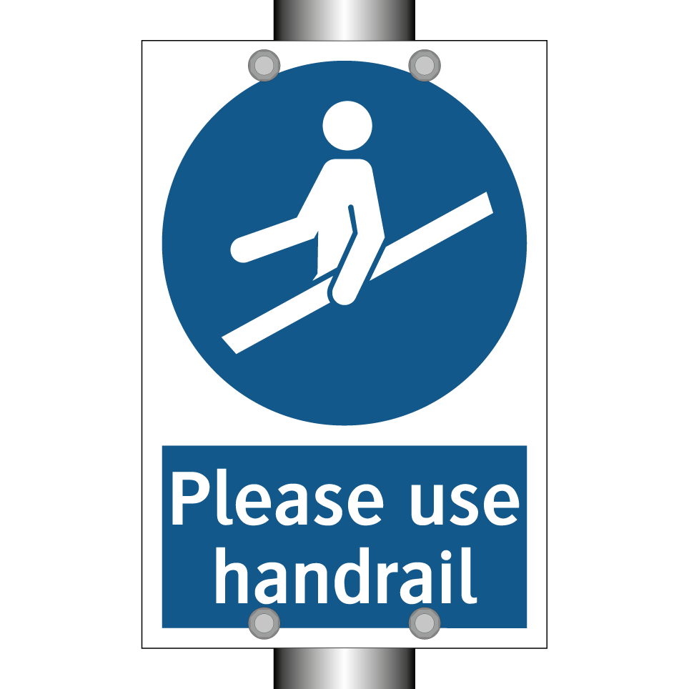 Please use handrail