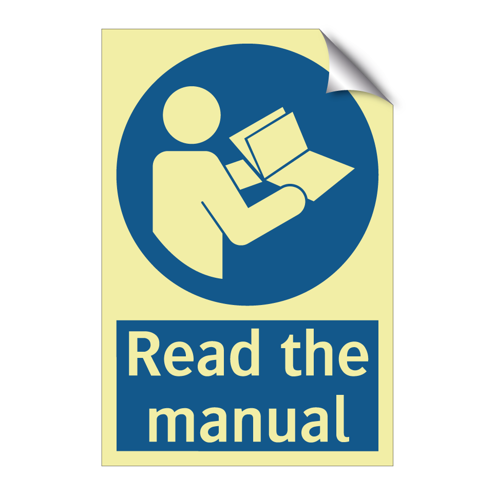 Read the manual