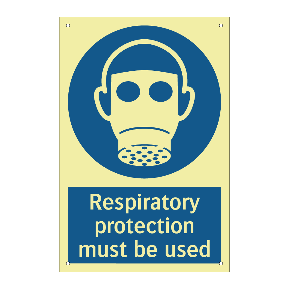 Respiratory protection must be used