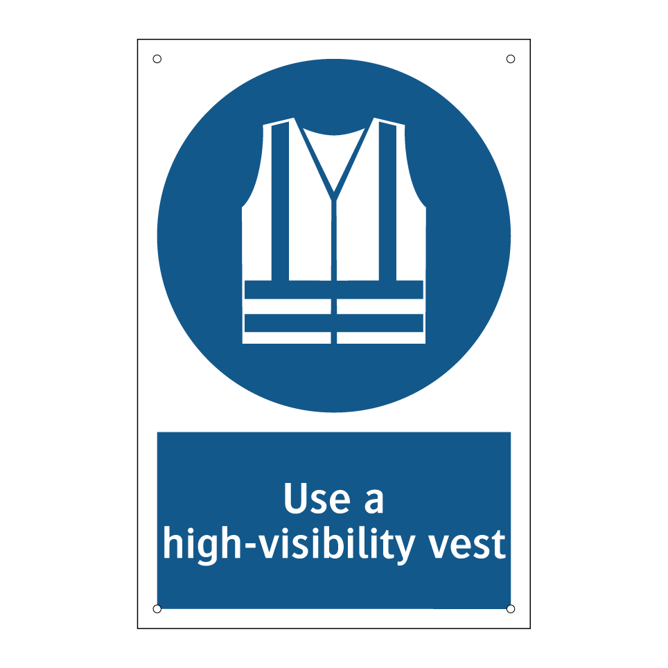 Use a high-visibility vest