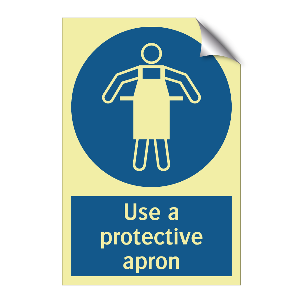 Use a protective apron