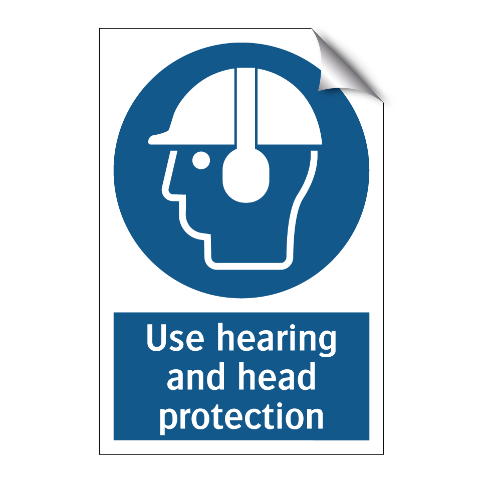 Use hearing and head protection