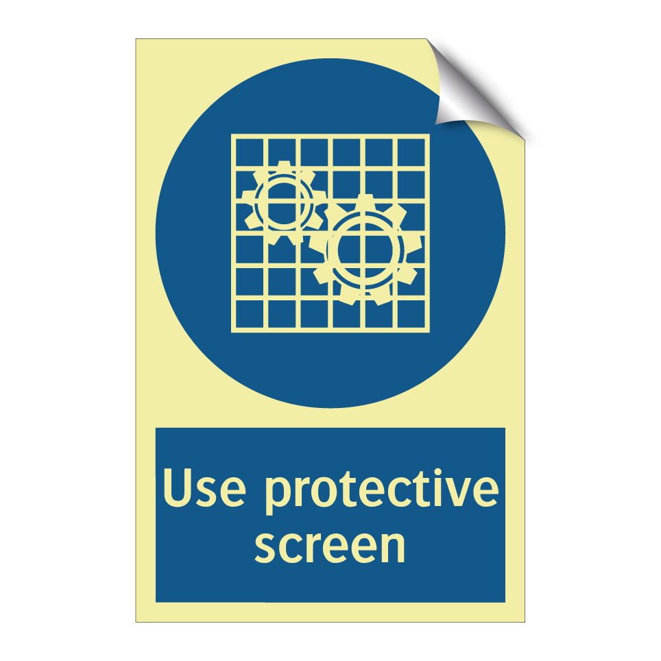 Use protective screen
