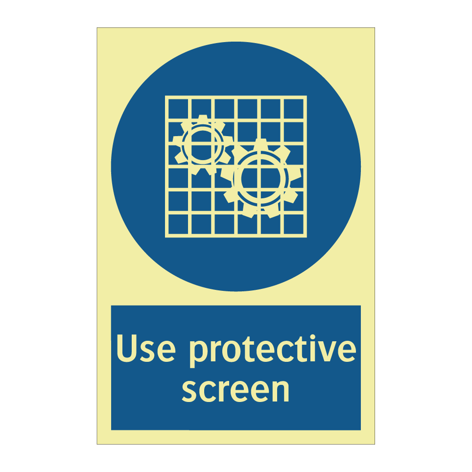 Use protective screen