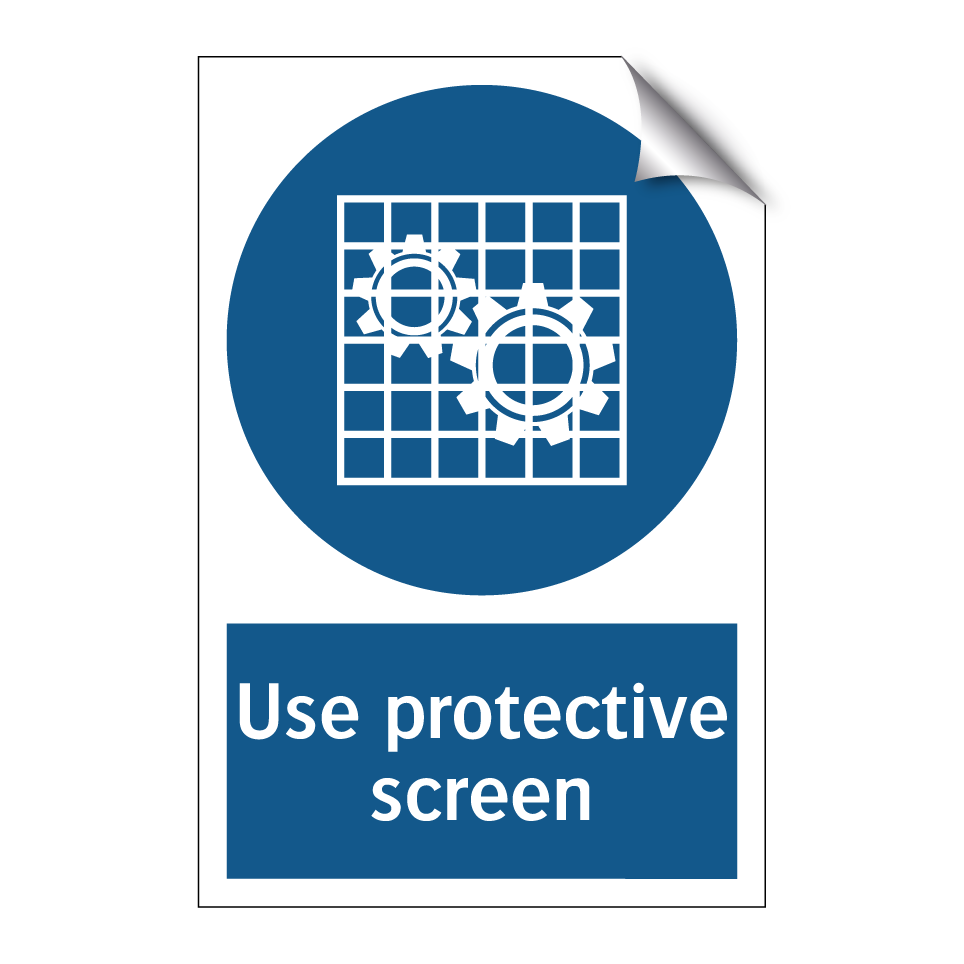 Use protective screen