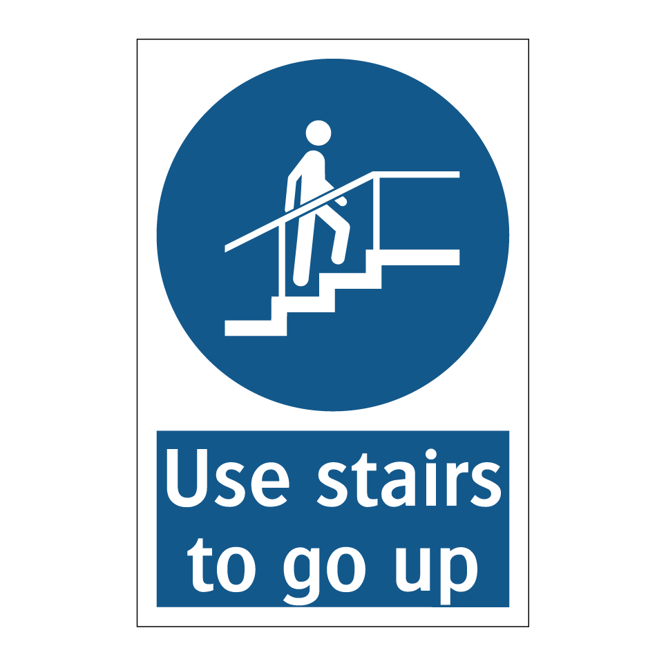 Use stairs to go up