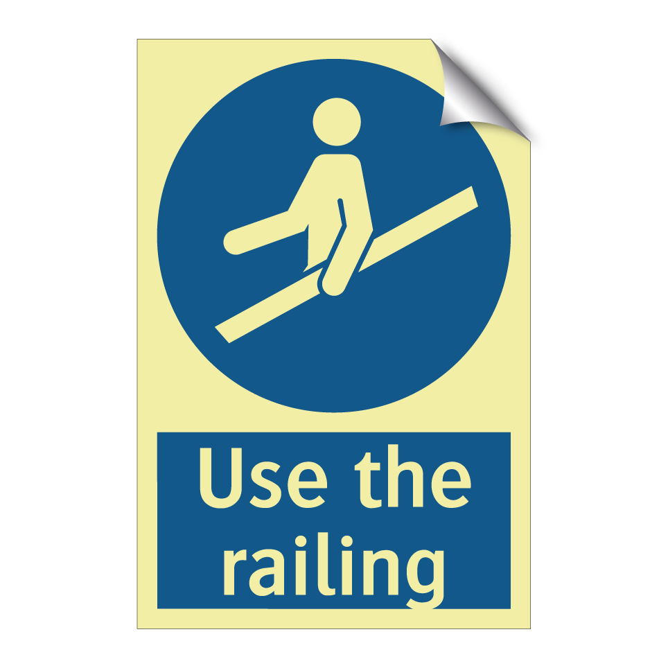 Use the railing
