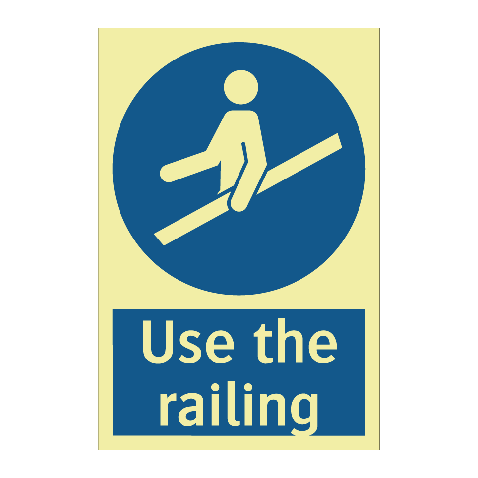 Use the railing