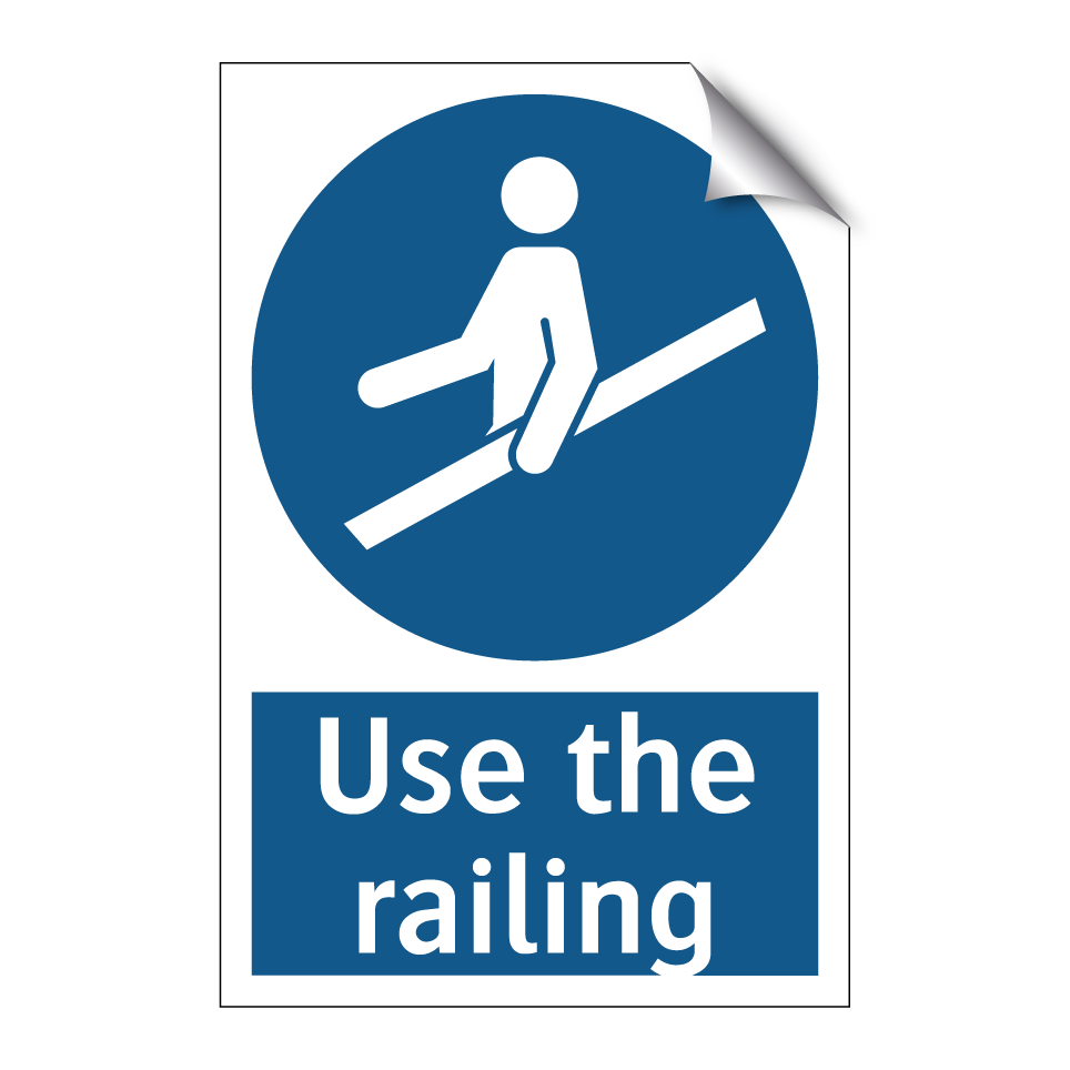 Use the railing