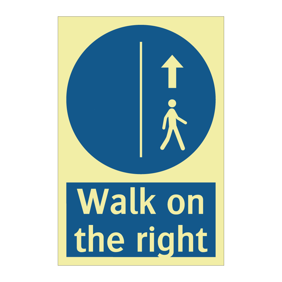 Walk on the right