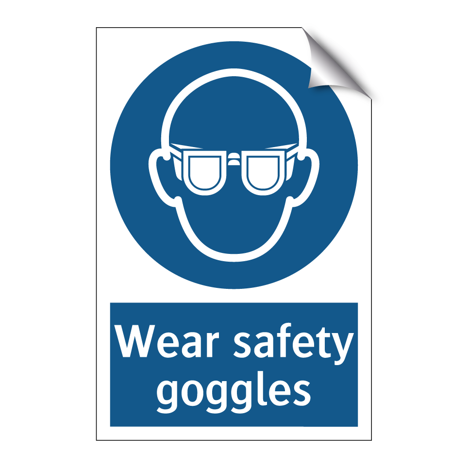 Wear safety goggles
